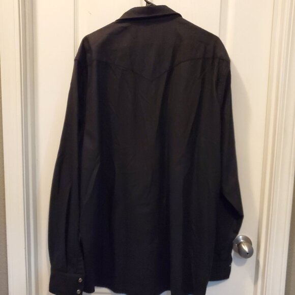 Pendleton Canyon Western Snap Shirt | Black 100% Wool | 2XLT - Picture 4 of 10